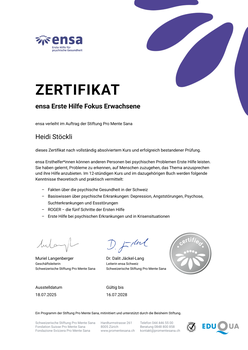 Zertifikat